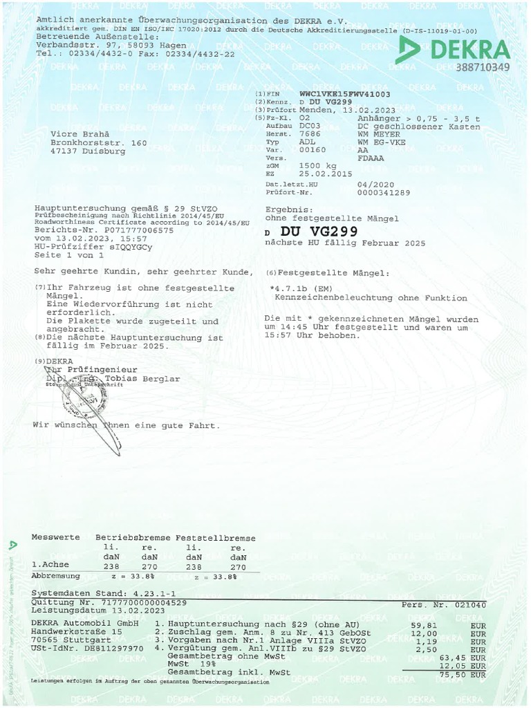 Tüv Bericht Imbiss Klein Rot 2 23 PDF