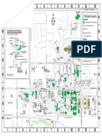 Mapa del campus de la Universidad de Dakota del Norte