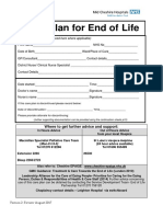 End of Life Care Plan