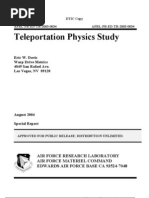 Download Teleportation Physics Study by marquillo727 SN62776860 doc pdf
