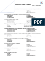 Examen de Lenguaje - Carrera de Enfermería 2003