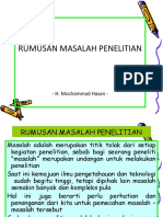 3.Rumusan Masalah Penelitian.