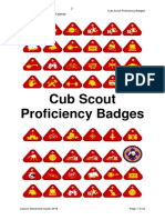 Cub Scout Proficiency Badges Guide