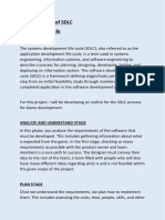 Project - Stages of SDLC