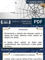 Resistindo às sutilezas de Satanás através do conhecimento da Palavra