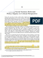 Reframing Public Policy Discursive Politics and De... - (Cap 1. Making Social Science Relevant Policy Inquiry in Critical Perspecti... )