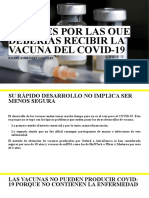 Razones Por Las Que Deberías Vacunarte Contra El Covid
