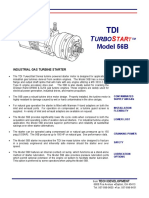 TDI TURBOSTARTä Model 56B Industrial Gas Turbine Starter