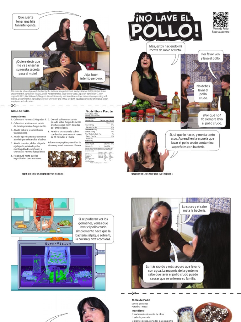 DWC Mole Spanish Foldable | PDF | Cocinando | Ingredientes de comida