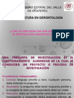 Como Elaborar Una Pregunta de Investigacion