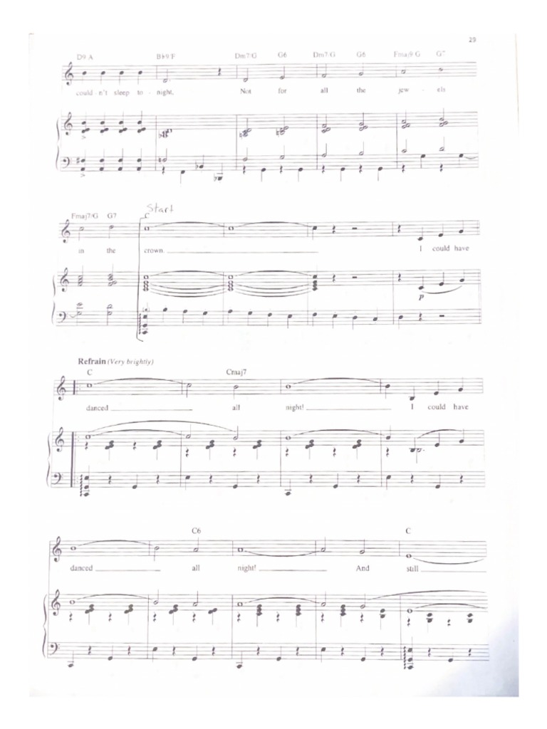 I Could Have Danced All Night | PDF
