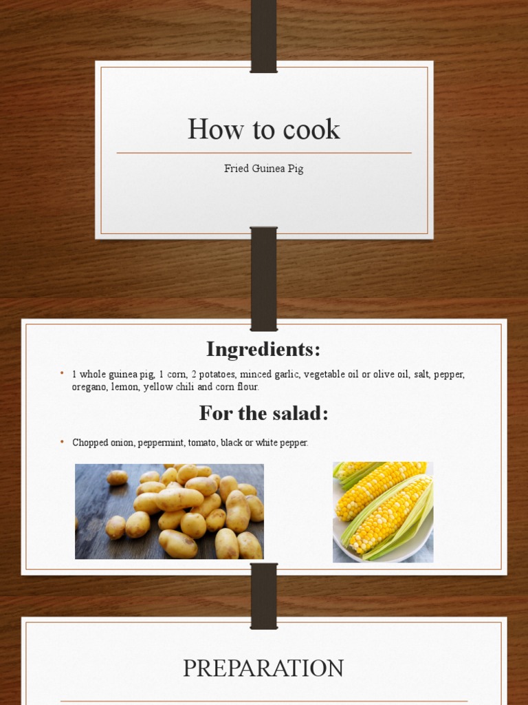 View of How To Cook Guinea Pig | PDF | Salad | Foods