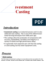 INV-CAST: Investment Casting Intro & Process