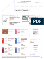 Cahiers Évangile - Les Editions Du Cerf - Vegyes - 2