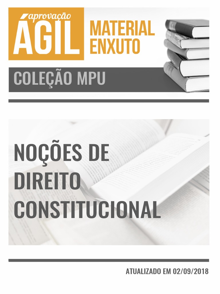 Noções de Direito Constitucional MPU 2018 | PDF | Sindicato | Salário