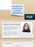 Administración Del Tiempo para Un Estudio Independiente - BPG - 2021