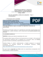 Guía de Actividades y Rúbrica de Evaluación - Unidad 1 - Fase 1 - Contextualizar