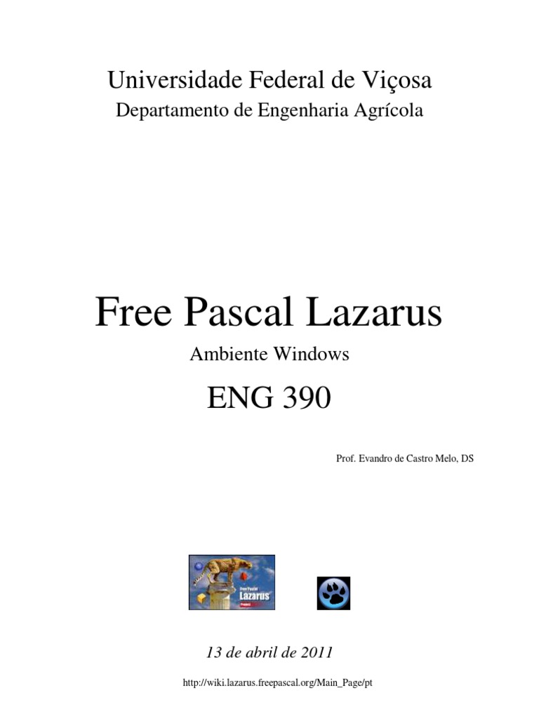 Tutorial do Lazarus para Free Pascal | PDF | Janela (informática ...