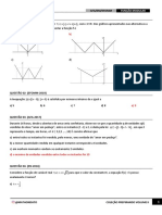 Funções modulares e equações de 1o e 2o grau