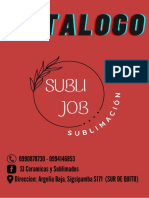 Catalogo SubliJob