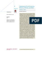 Geophysical Fluid Dynamic (Tarea)