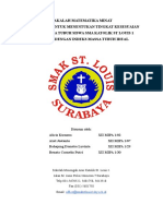 Uji Hipotesis Untuk Menentukan Tingkat Kesesuaian Indeks Massa Tubuh Siswa Sma Katolik ST Louis 1 Surabaya Dengan Indek