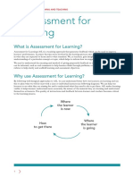 Assessment For Learning