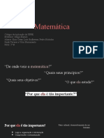 A origem e importância da matemática