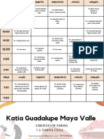 Horario Katia Maya