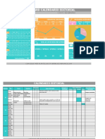 Plantilla Calendario Editorial + Dashboard Infografico (Excel)