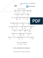 Partitura y Letra de Canción "Es Diferente"