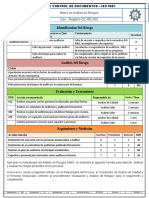 Matriz de Riesgos