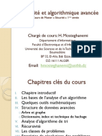 Cours Complexité Mosteghanemi - Chapitre Introductif Element de Base de L - Analyse