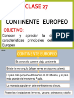 Clase 28 Contienente Europeo