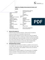 Modelo Informe 16 PF