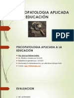 Psicopatologia Aplicada A La Educación1