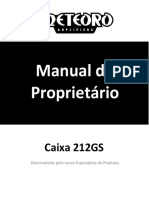 Manual Caixa 212GS