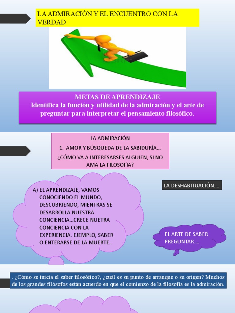 La Admiración como Inicio Filosófico | PDF | Verdad | Mentira