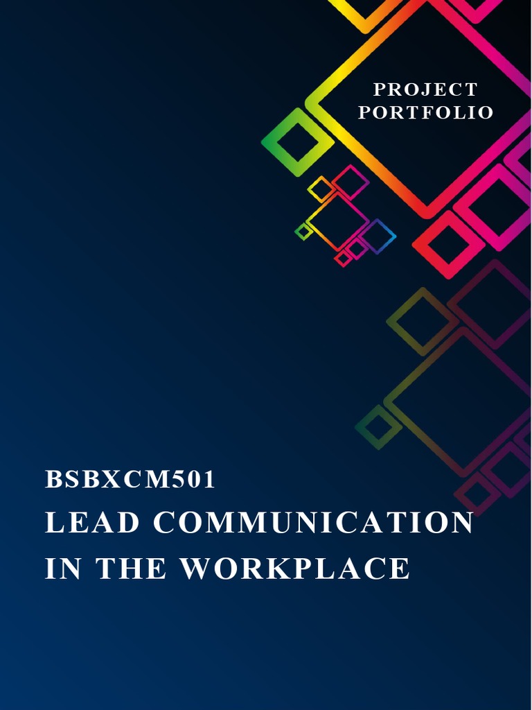 BSBXCM501 Project Portfolio | PDF | Negotiation | Communication