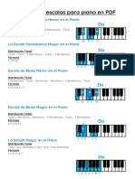 Todas Las Escalas para Piano PDF