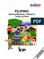 Filipino: Ikatlong Markahan - Modyul 2