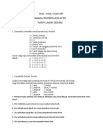 Soal - Soal Usp B. Indonesia Kelas Xii 2022