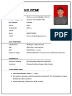 CURRICULUM VITAE Bowo