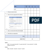 Criteria For Demo SHS