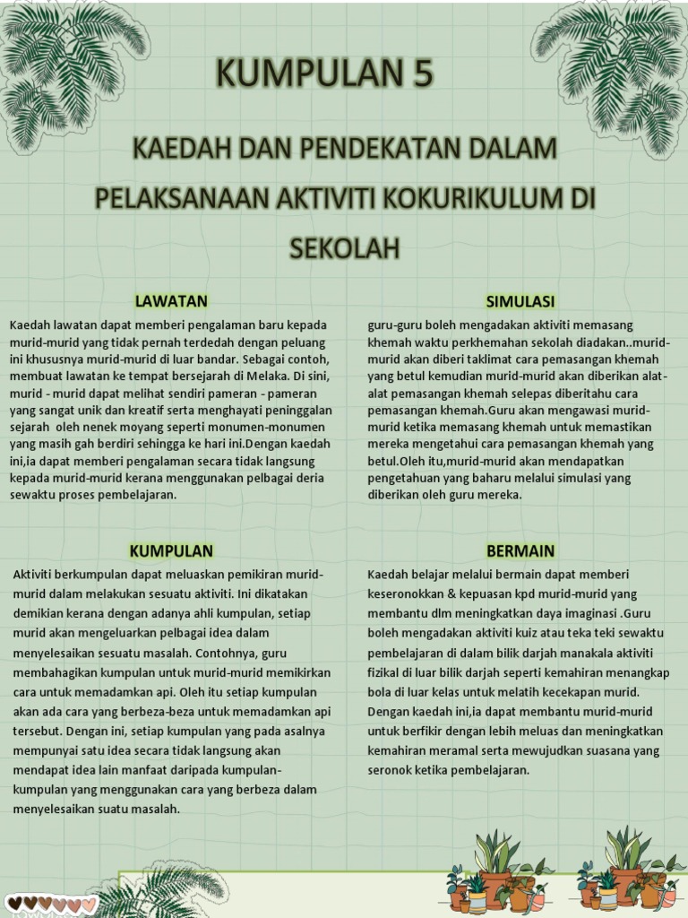 GKKO Kokurikulum & Kesihatan | PDF | Seni