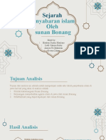 SEJARAH PENYEBARAN ISLAM OLEH SUNAN BONANG