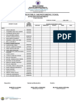 English Dept. Monitoring Tool by Section