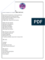 Letra É o Amor