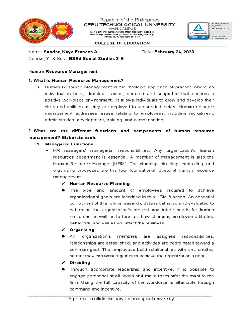 Human Resource Management | PDF | Human Resource Management | Human