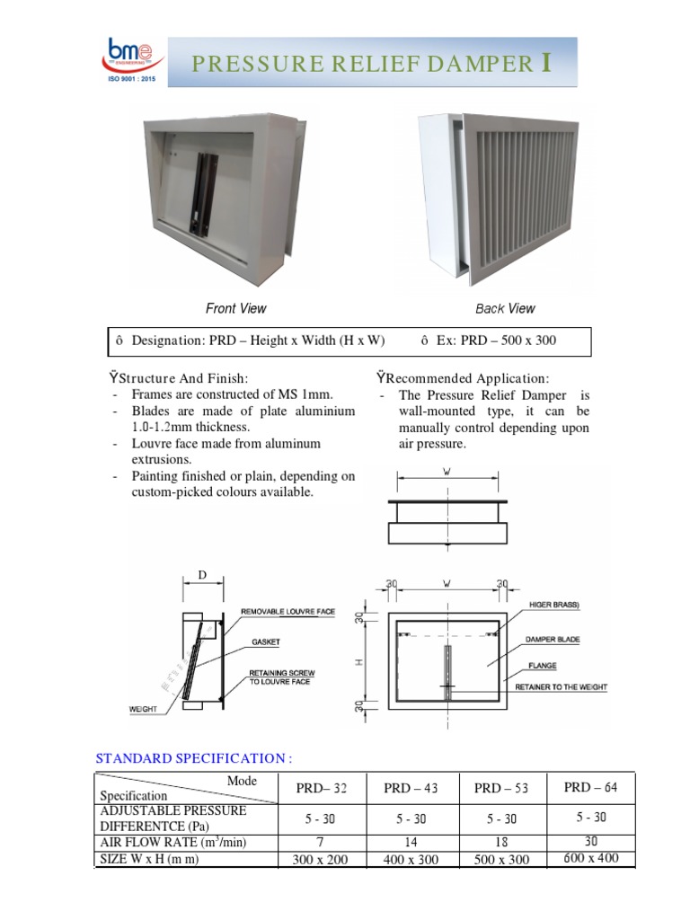 Pressure Relief Damper 1 Mail (Ok) PDF
